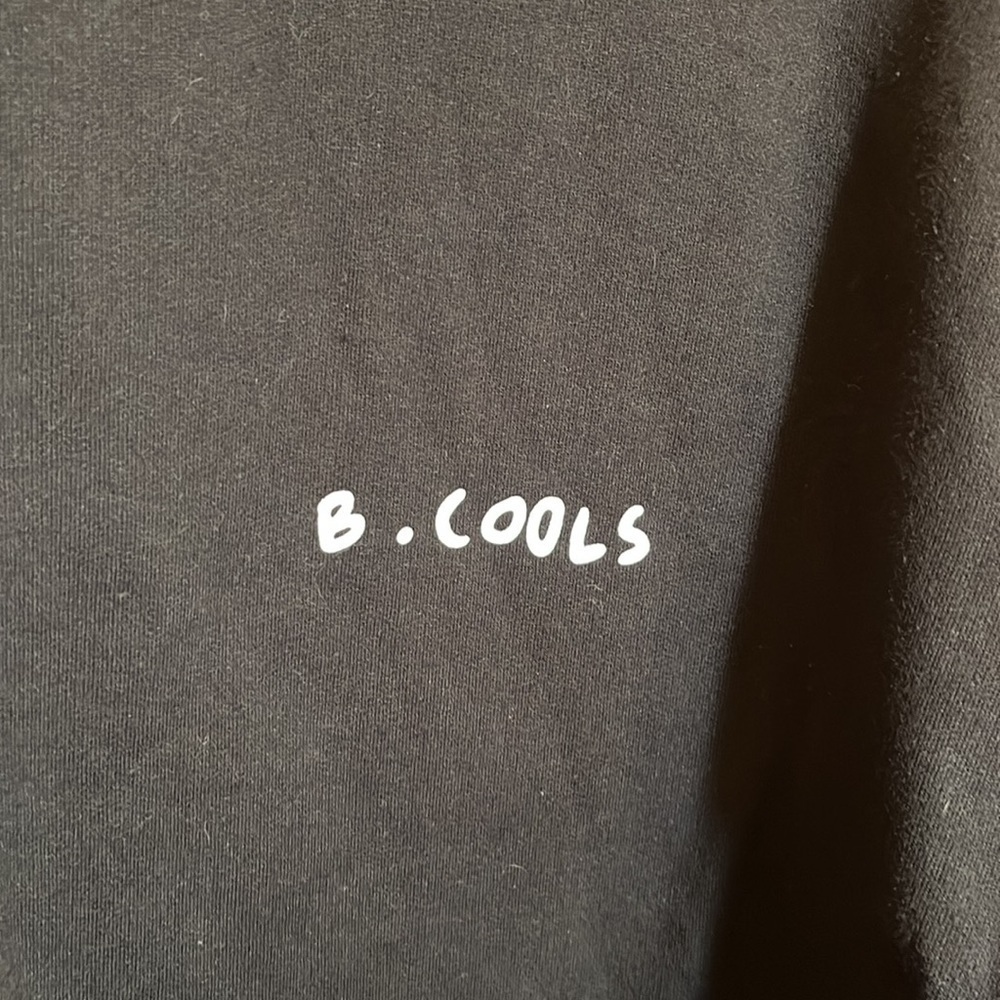 Barney Cools Black Skull Pullover Sweatshirt - image 2